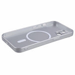 For iPhone 15 Plus Protective Case with Lens Film Compatible with MagSafe Rubberized TPU Phone Cover