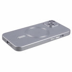 For iPhone 15 Plus Protective Case with Lens Film Compatible with MagSafe Rubberized TPU Phone Cover