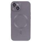 For iPhone 15 Plus Protective Case with Lens Film Compatible with MagSafe Rubberized TPU Phone Cover