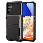 Til Samsung Galaxy A55 5G Cover PC+TPU Kortholder Skjult Lomme Anti-ridse Cover