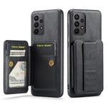 For Samsung Galaxy A72 4G / 5G Case PU Leather+TPU Kickstand Phone Cover RFID Blocking
