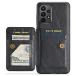 For Samsung Galaxy A72 4G / 5G Case PU Leather+TPU Kickstand Phone Cover RFID Blocking