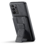 For Samsung Galaxy A72 4G / 5G Case PU Leather+TPU Kickstand Phone Cover RFID Blocking