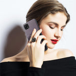 Til Samsung Galaxy A22 5G (EU-version) Cover RFID-blokerende kortlommer Læder+TPU Telefoncover