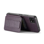 Til Samsung Galaxy A22 5G (EU-version) Cover RFID-blokerende kortlommer Læder+TPU Telefoncover