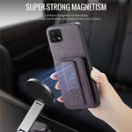 Til Samsung Galaxy A22 5G (EU-version) Cover RFID-blokerende kortlommer Læder+TPU Telefoncover
