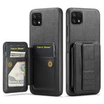 Til Samsung Galaxy A22 5G (EU-version) Cover RFID-blokerende kortlommer Læder+TPU Telefoncover