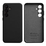 MELKCO For Samsung Galaxy S24+ Case Genuine Cow Leather+PC Anti-drop Phone Cover