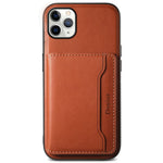 DENIOR til iPhone 11 Pro Max Magnetisk Cover i Koskindstekstur med Aftagelig Kortlomme