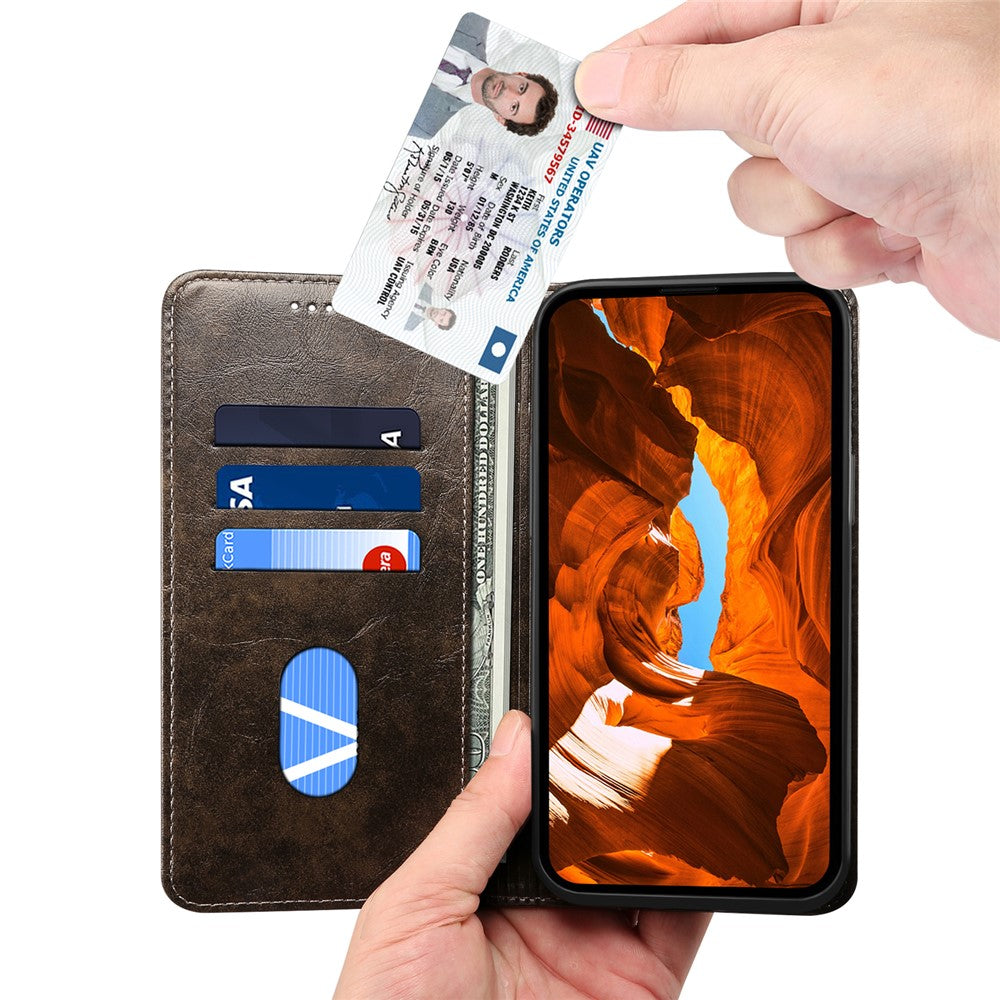 SUTENI For Samsung Galaxy Note20 Ultra / Note20 Ultra 5G Case Leather+TPU Card Holder Phone Cover