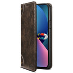 SUTENI For Samsung Galaxy Note20 Ultra / Note20 Ultra 5G Case Leather+TPU Card Holder Phone Cover