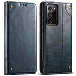 SUTENI For Samsung Galaxy Note20 Ultra / Note20 Ultra 5G Case Leather+TPU Card Holder Phone Cover