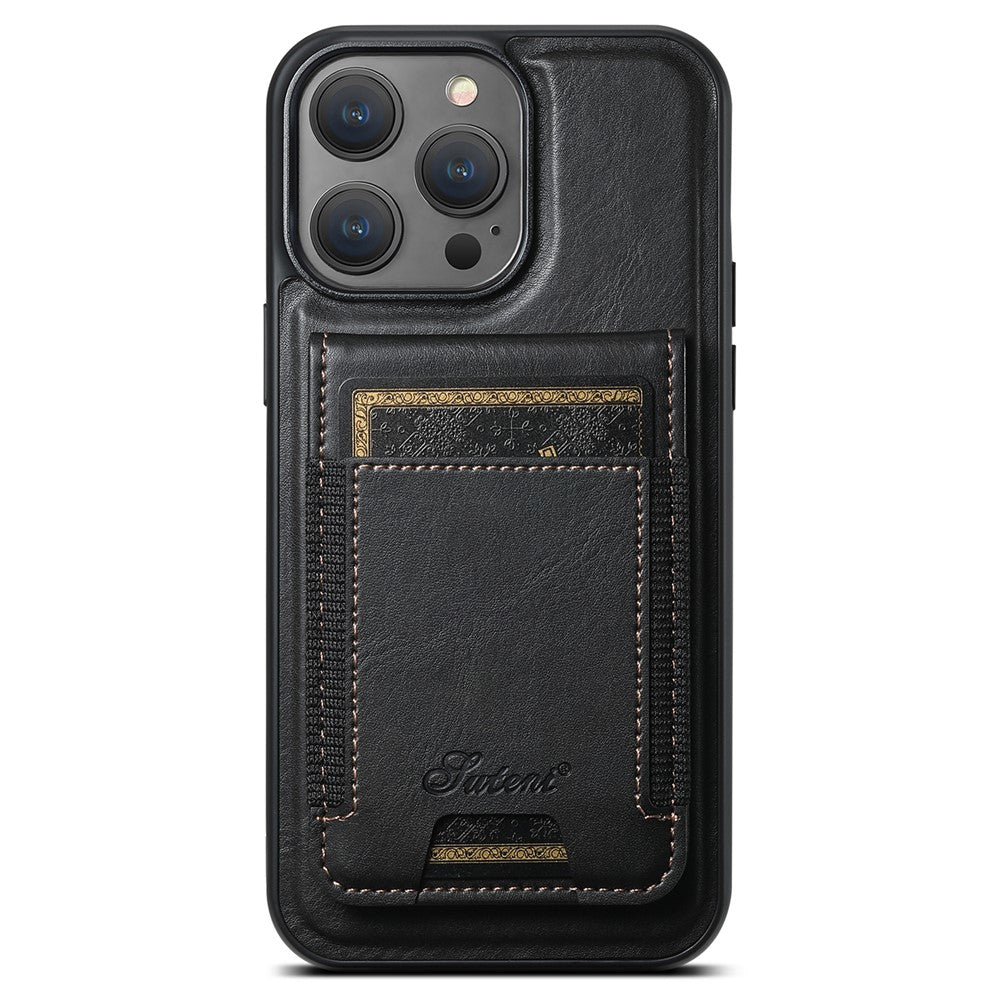 SUTENI H17 For iPhone 12 Pro Case Detachable Card Holder Phone Shell Compatible with MagSafe