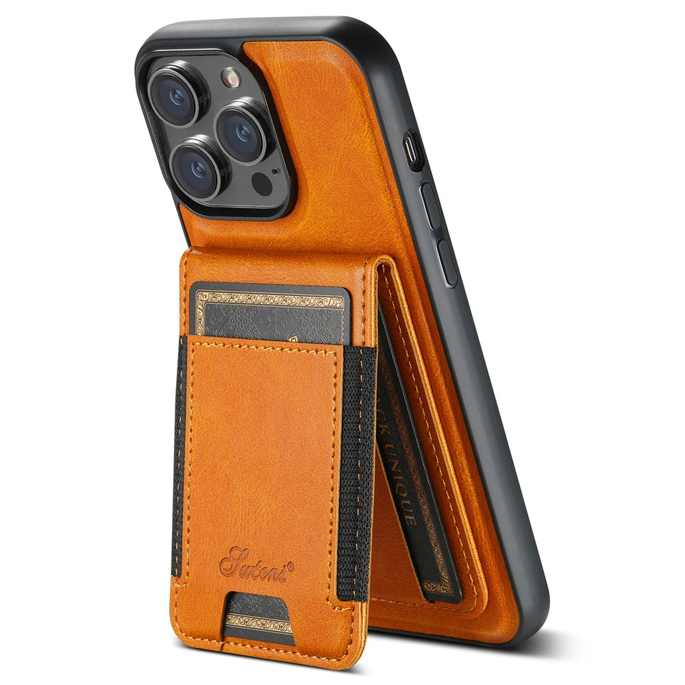SUTENI H17 For iPhone 12 Pro Case Detachable Card Holder Phone Shell Compatible with MagSafe