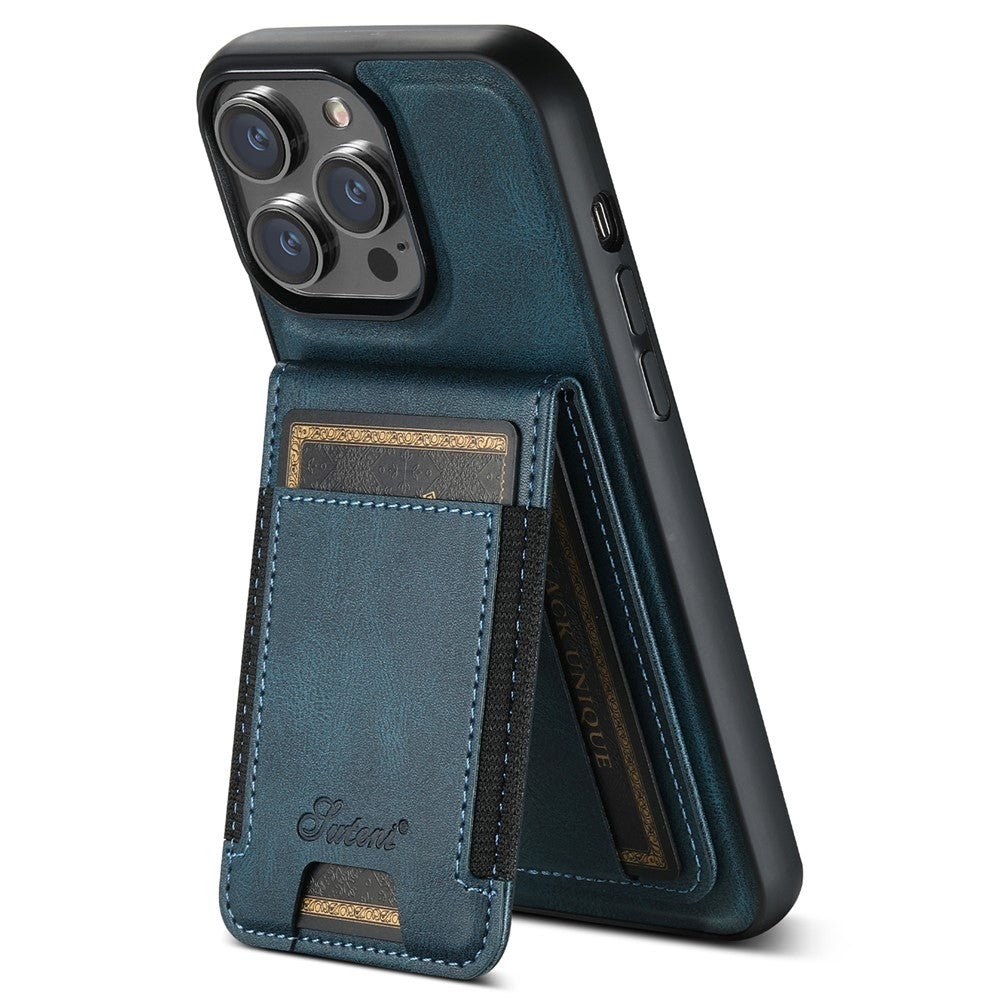 SUTENI H17 For iPhone 12 Pro Case Detachable Card Holder Phone Shell Compatible with MagSafe