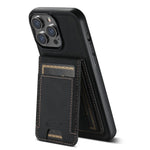 SUTENI H17 Leather Case for iPhone 12 Pro 6.1 inch Cover Anti-fall Card Holder Shell Compatible with MagSafe