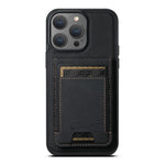 SUTENI H17 Leather Case for iPhone 12 Pro 6.1 inch Cover Anti-fall Card Holder Shell Compatible with MagSafe