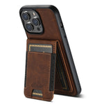 SUTENI H17 Leather Case for iPhone 12 Pro 6.1 inch Cover Anti-fall Card Holder Shell Compatible with MagSafe