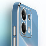 XINLI For Xiaomi Redmi Note 13 Pro 4G / Poco M6 Pro 4G Case Electroplating TPU Cover with Kickstand