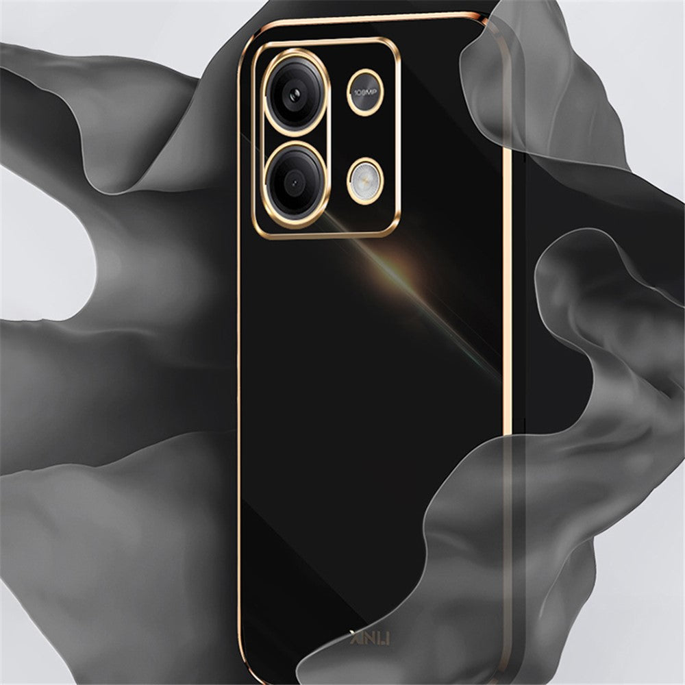 XINLI For Xiaomi Redmi Note 13 Pro 4G / Poco M6 Pro 4G TPU Phone Case Electroplating Edge