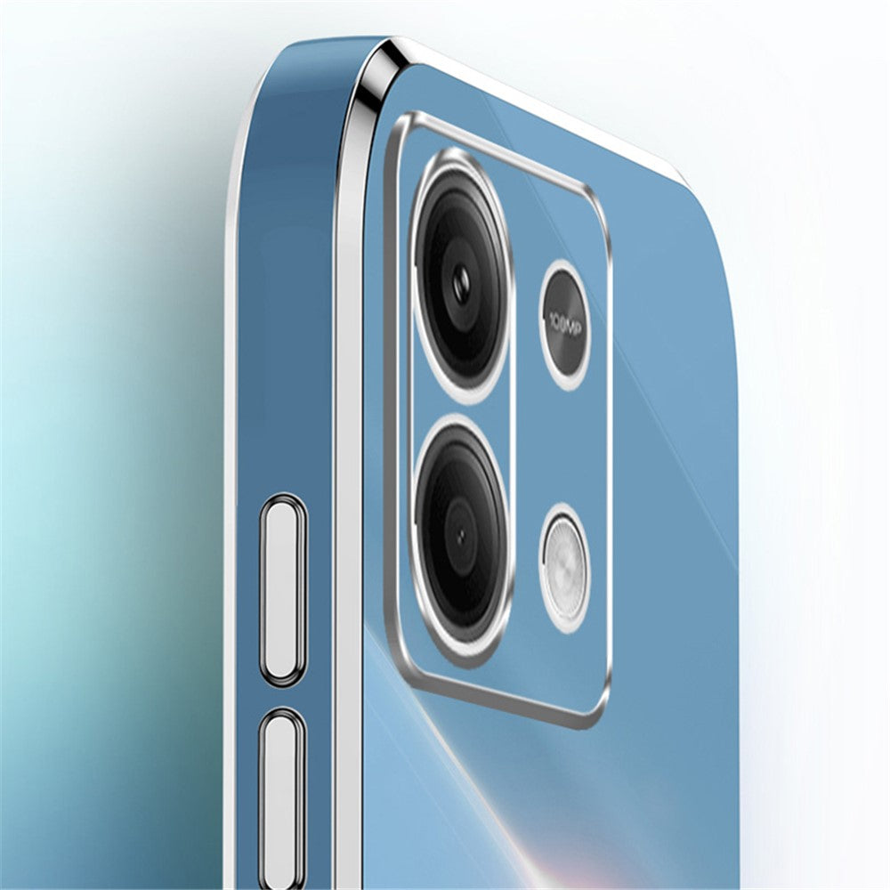 XINLI For Xiaomi Redmi Note 13 Pro 4G / Poco M6 Pro 4G TPU Phone Case Electroplating Edge