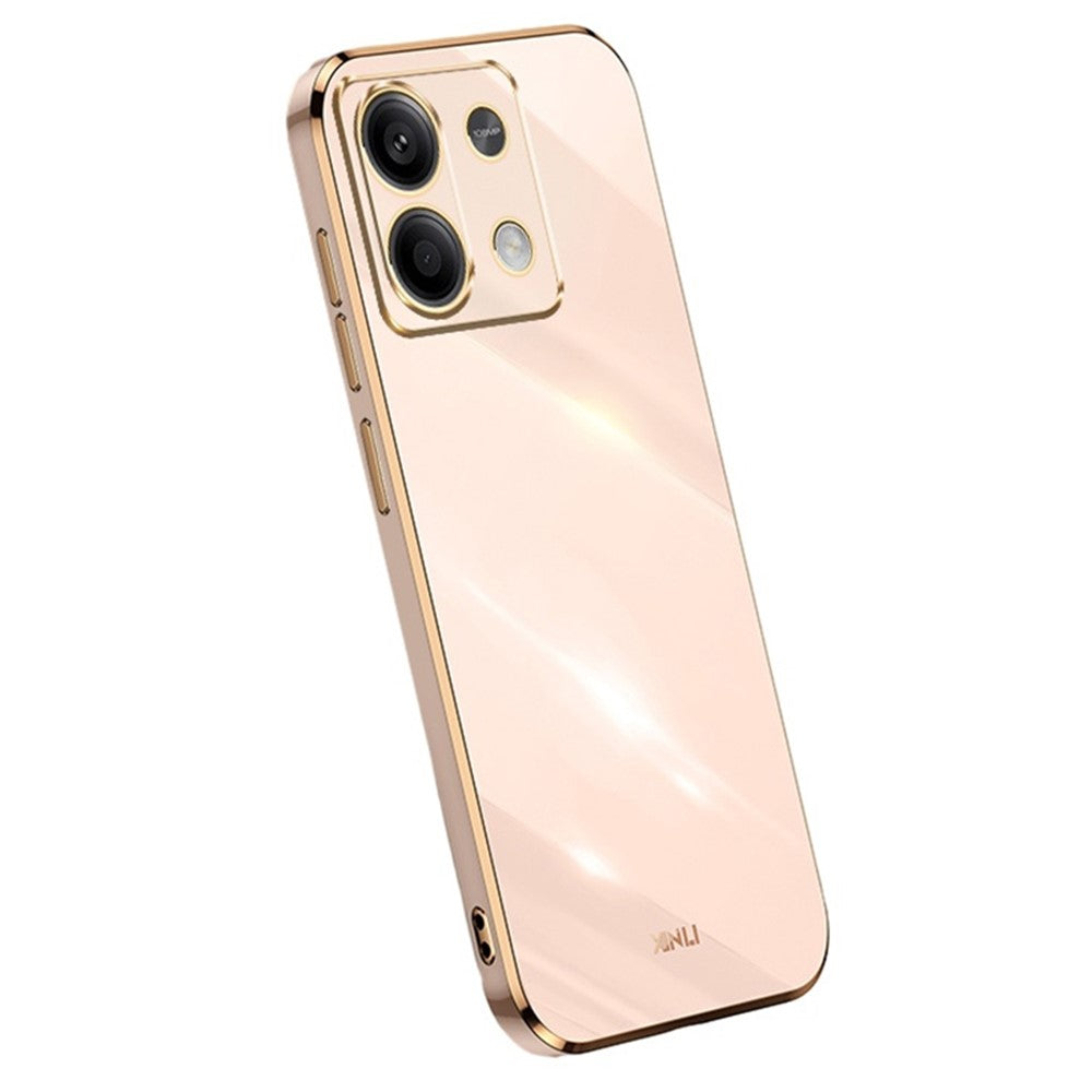 XINLI For Xiaomi Redmi Note 13 Pro 4G / Poco M6 Pro 4G TPU Phone Case Electroplating Edge