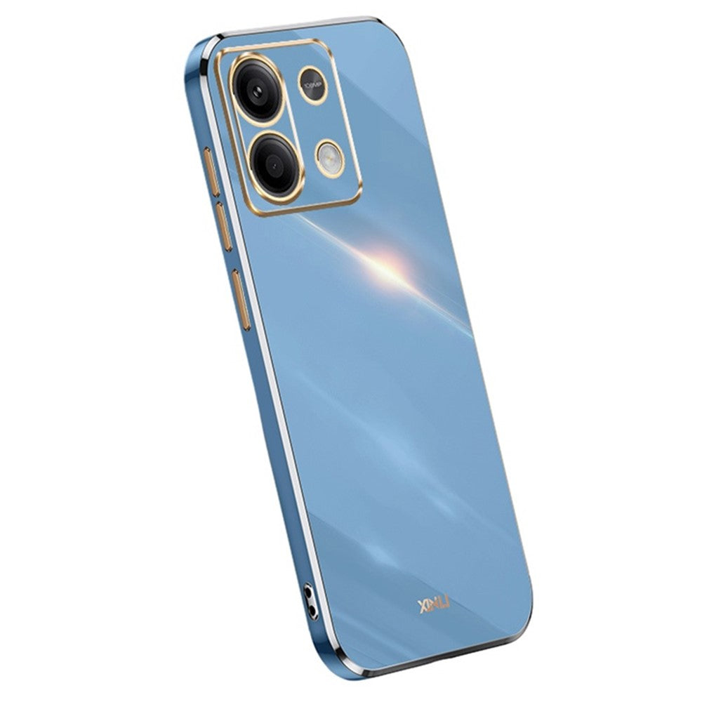 XINLI For Xiaomi Redmi Note 13 Pro 4G / Poco M6 Pro 4G TPU Phone Case Electroplating Edge