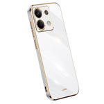 XINLI For Xiaomi Redmi Note 13 Pro 4G / Poco M6 Pro 4G TPU Phone Case Electroplating Edge