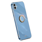 XINLI For Samsung Galaxy A04e 4G / F04 4G / M04 4G Case Kickstand Electroplated TPU Cover