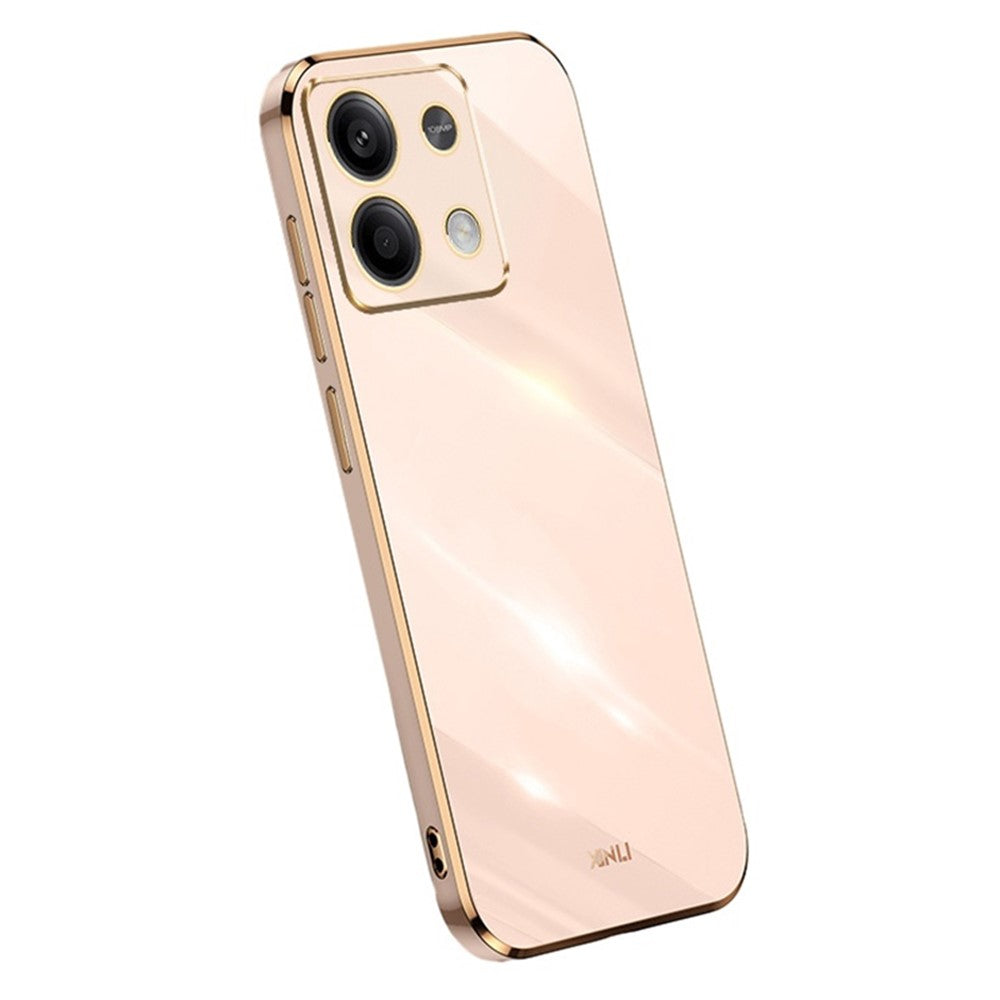 XINLI For Xiaomi Redmi Note 13 4G TPU Case Anti-scratch Electroplating Phone Cover