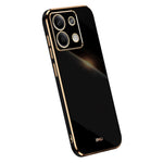 XINLI For Xiaomi Redmi Note 13 4G TPU Case Anti-scratch Electroplating Phone Cover