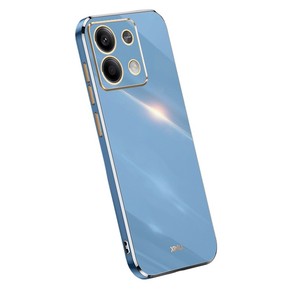 XINLI For Xiaomi Redmi Note 13 4G TPU Case Anti-scratch Electroplating Phone Cover