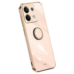 XINLI For Xiaomi Redmi Note 13 4G Case Soft TPU Electroplating Phone Kickstand Cover
