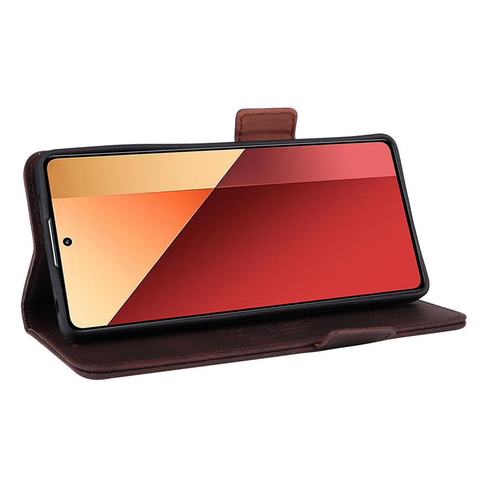 For Xiaomi Redmi Note 13 Pro 4G / Poco M6 Pro 4G Case PU Leather Folio Wallet Phone Cover