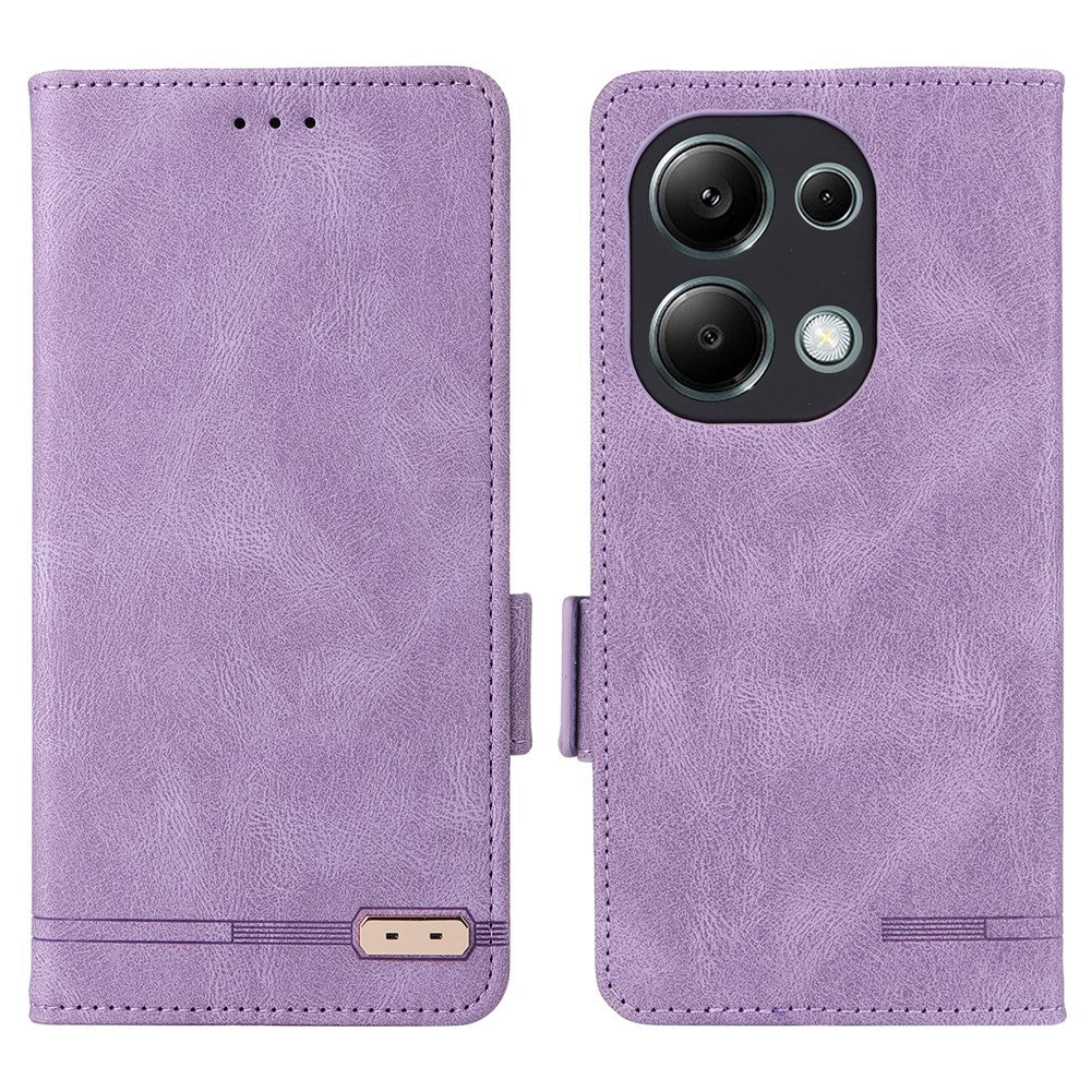 For Xiaomi Redmi Note 13 Pro 4G / Poco M6 Pro 4G Case PU Leather Folio Wallet Phone Cover
