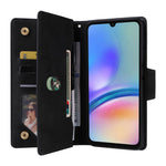 Samsung Galaxy A05s 4G Folio-skal i PU-läder med 9 kortplatser och stativ