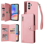 Samsung Galaxy A05s 4G Folio-skal i PU-läder med 9 kortplatser och stativ