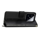 For Xiaomi 14 Case Wallet Card Slots Leather Phone Cover Butterfly Pattern