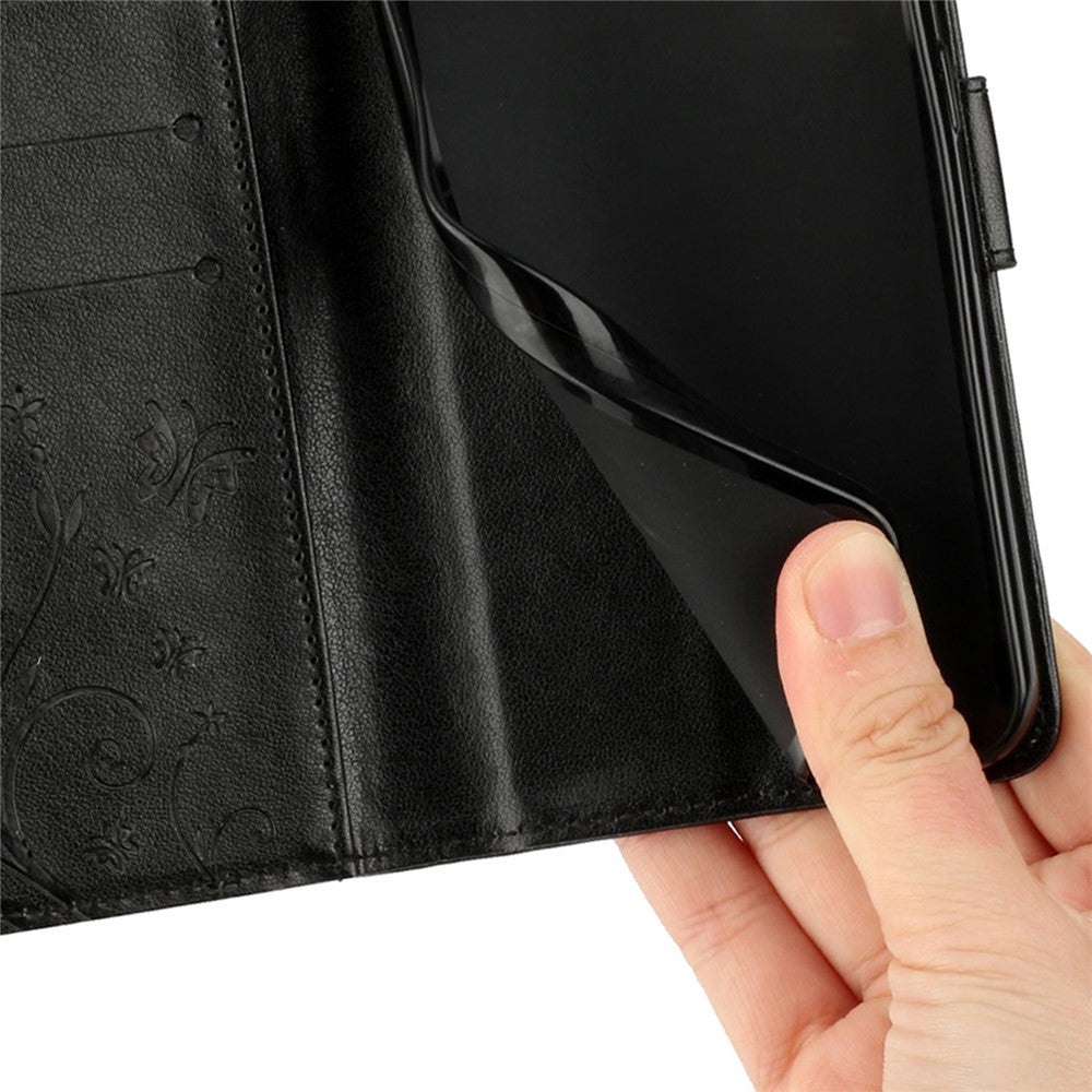 For Xiaomi Redmi Note 13 4G Case Wallet Stand Butterfly Leather Flip Phone Cover