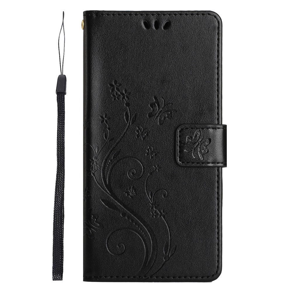 For Xiaomi Redmi Note 13 4G Case Wallet Stand Butterfly Leather Flip Phone Cover