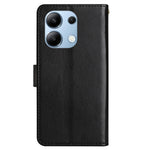 For Xiaomi Redmi Note 13 4G Case Wallet Stand Butterfly Leather Flip Phone Cover