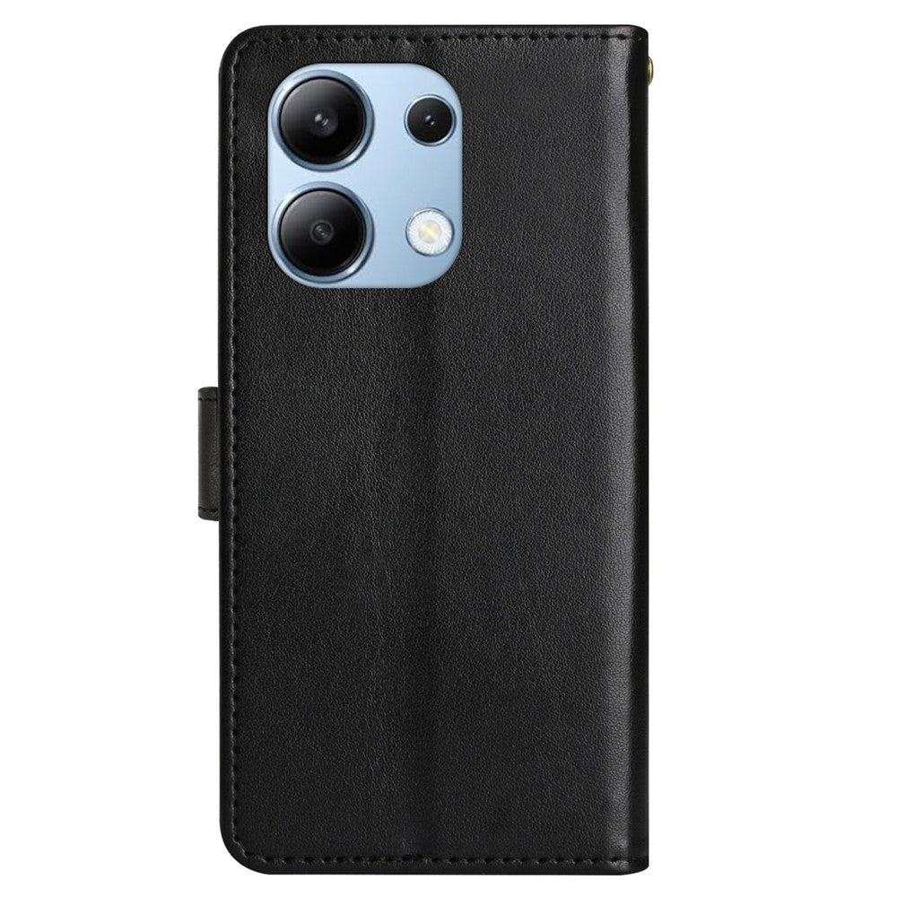 For Xiaomi Redmi Note 13 4G Case Wallet Stand Butterfly Leather Flip Phone Cover