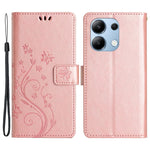 For Xiaomi Redmi Note 13 4G Case Wallet Stand Butterfly Leather Flip Phone Cover