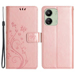 For Xiaomi Redmi 13C 4G / 5G / 13R 5G / Poco M6 5G / Poco C65 4G Leather Case Butterfly Phone Wallet Cover