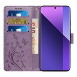 For Xiaomi Redmi Note 13 5G Case Butterfly Pattern PU Leather Wallet Phone Cover