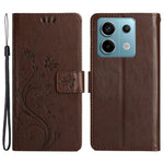 For Xiaomi Redmi Note 13 5G Case Butterfly Pattern PU Leather Wallet Phone Cover