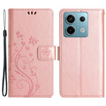 For Xiaomi Redmi Note 13 Pro 5G / Poco X6 5G Case Leather Wallet Cover Butterfly Imprinted