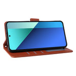 For Xiaomi Redmi Note 13 4G Wallet Case PU Leather Flip Phone Cover with Stand