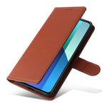 For Xiaomi Redmi Note 13 4G Wallet Case PU Leather Flip Phone Cover with Stand