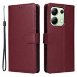 For Xiaomi Redmi Note 13 4G Wallet Case PU Leather Flip Phone Cover with Stand